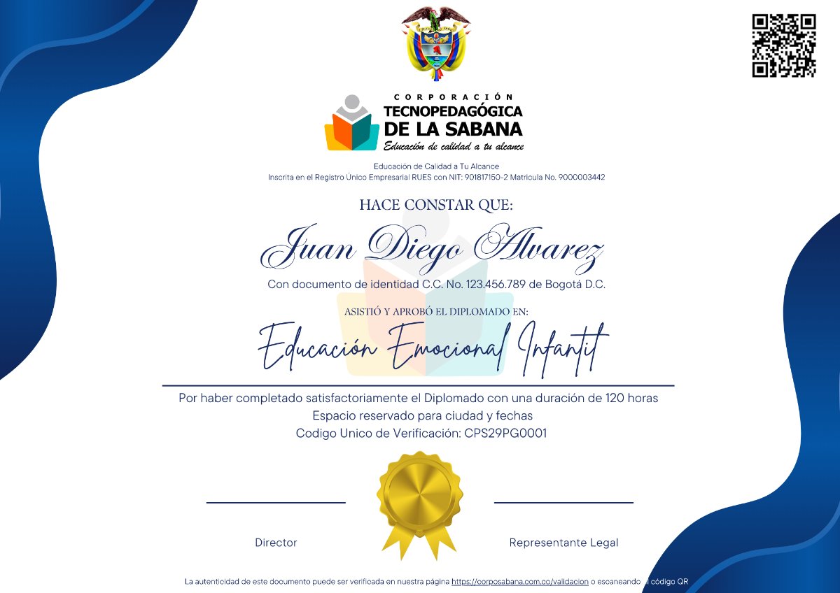 Certificado del Diplomado