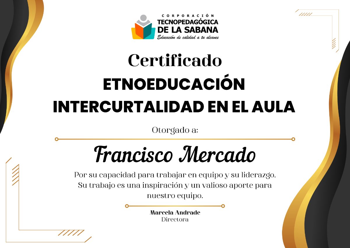 Certificado del Diplomado