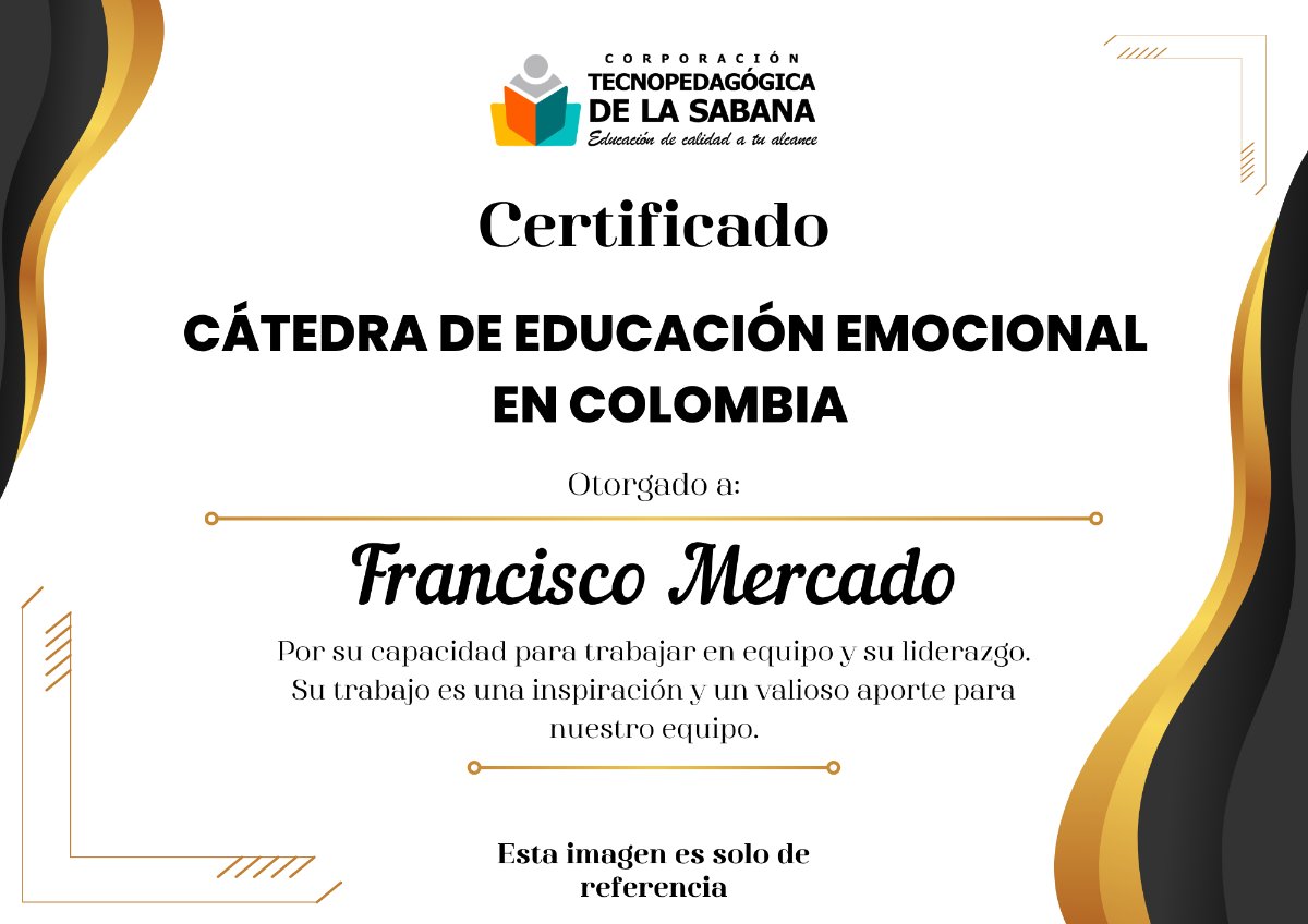 Certificado del Diplomado